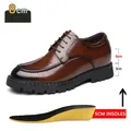 Scarpe eleganti da uomo scarpe da ascensore piattaforma traspirante Casual Business Luxury scarpe