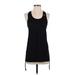 Head Active Tank Top: Black Solid Activewear - Women's Size Small