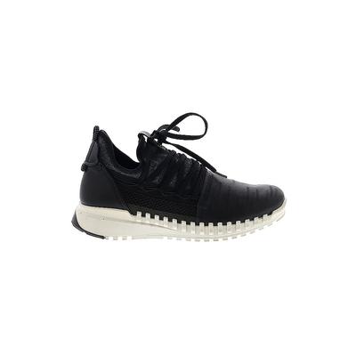 Ecco Sneakers: Black Solid Shoes - Women's Size 37 - Round Toe