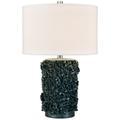 Larkin 25" High 1-Light Table Lamp - Green Glazed - Includes LED Bulb