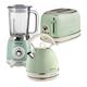 ARIETE Vintage ARPK26 2-Slice Toaster, Traditional Kettle & Blender Bundle - Green