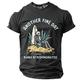 un autre beau jour cool crânes quotidien designer rétro vintage hommes impression 3d t-shirt tee tee top sports plein air vacances sortir t-shirt noir bleu marine marron manches courtes col rond