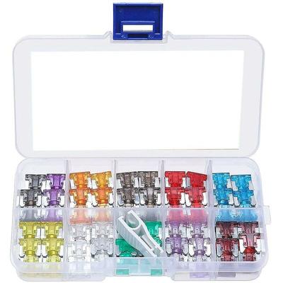 Woosien - 120-teiliges Auto-Sicherungsset – Ersatz-Sicherungs-Kombi-Set für Image