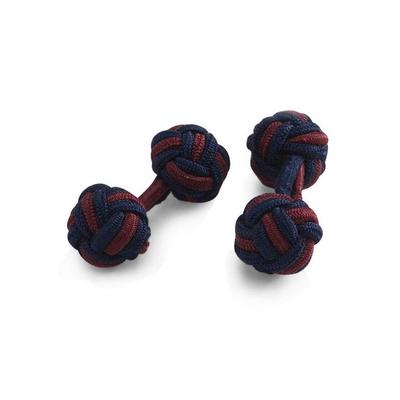 Brooks Brothers Men's Knot Cuff Links | Navy/Burgundy