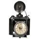 Tischuhr Fotoapparat schwarz Vintage-Tischuhr Retro antike Deko-Uhr Wohnzimmer