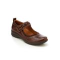 Wide Width Women's Emily Casual Flat by Jambu in Dark Brown (Size 8 W)