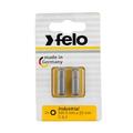 Felo Bit, Industrie C 6,3 x 25mm, 2 Stk auf Karte 2x 8,0mm