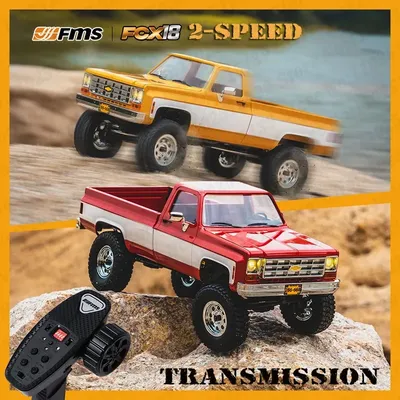 Modèle de voiture télécommandé Fms K10 voiture d'escalade de simulation jouets à quatre roues