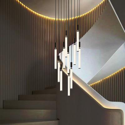 LED Chandelier Dimmable 3/5/7/11 Pendant Light for Kitchen Island Stairs 110-240V