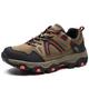 Men's Hiking Shoes Mountaineer Shoes Breathable Wearable Lightweight Sweat wicking Hiking Climbing Rubber Spring Autumn / Fall Black orange Brown Army Green Grey