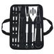 Stainless Steel Grill Barbecue Tools Outdoor Bbq Barbecue Grill Set, Household Kitchen Barbecue Outdoor Grilling Utensils