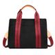 Women's Handbag Canvas Daily Zipper Large Capacity Foldable Solid Color Black / Red Black White