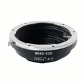 Adaptateur de monture d'objectif de haute qualité M645-EOS pour objectif Mamiya 645 M645 vers