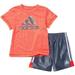 adidas United in Sport Short Set (Baby Boys) Bright Red Heather - 3 Months