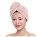 allshope Women Hair Fast Drying Towel Super Absorbent Coral Velvet Turban Magic Microfiber Bath Cap