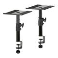 Dcenta Speaker Stands for 4 8 inch Speakers Desktop Professional Lifting Stand Home Recording Studio Surround Sound Anti slip Metal Clamp 1 Pairs