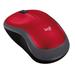 Logitech M185 Wireless Mouse 2.4GHz with USB Mini Receiver 12-Month Battery Life 1000 DPI Optical Tracking Ambidextrous Compatible with PC Mac Laptop - Red
