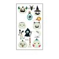 CAKVIICA Luminous Halloween Tattoos Stickers For Kids 20 Sheets Glow In The Dark Temporary Waterproof Tattoos Pumpkin SkullGhost Tattoos For Kids Halloween Party Decorations