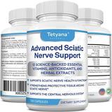 Advanced Sciatic Nerve Support Relief: Alpha Lipoic Acid Vitamin Benfotiamine - 12 in 1 Sciatica Supplements - 120 Capsules- 30-60 Supply- Made in USA