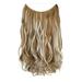 JINCBY Clearance Fashionable Wig Women s Long Curly Hair Is Big Natural One-piece Hairpiece With Fishline Hairpiece Extension Gift for Women