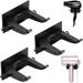 Hair Dryer Holder 3Pcs Universal Hair Dryer Holder Multifunction Wall Mounted Hair Dryer Compatible with All Hair Dryers for Bedroom Bathroom Hair Salon