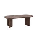 Table à manger en bois de sapin marron 200x75cm