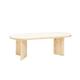 Table basse en bois de sapin naturel 120cm