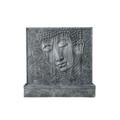 Grand mur d'eau relief de bouddha 165cm