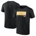 Men's Fanatics Branded Black Boston Bruins Blocked Out T-Shirt