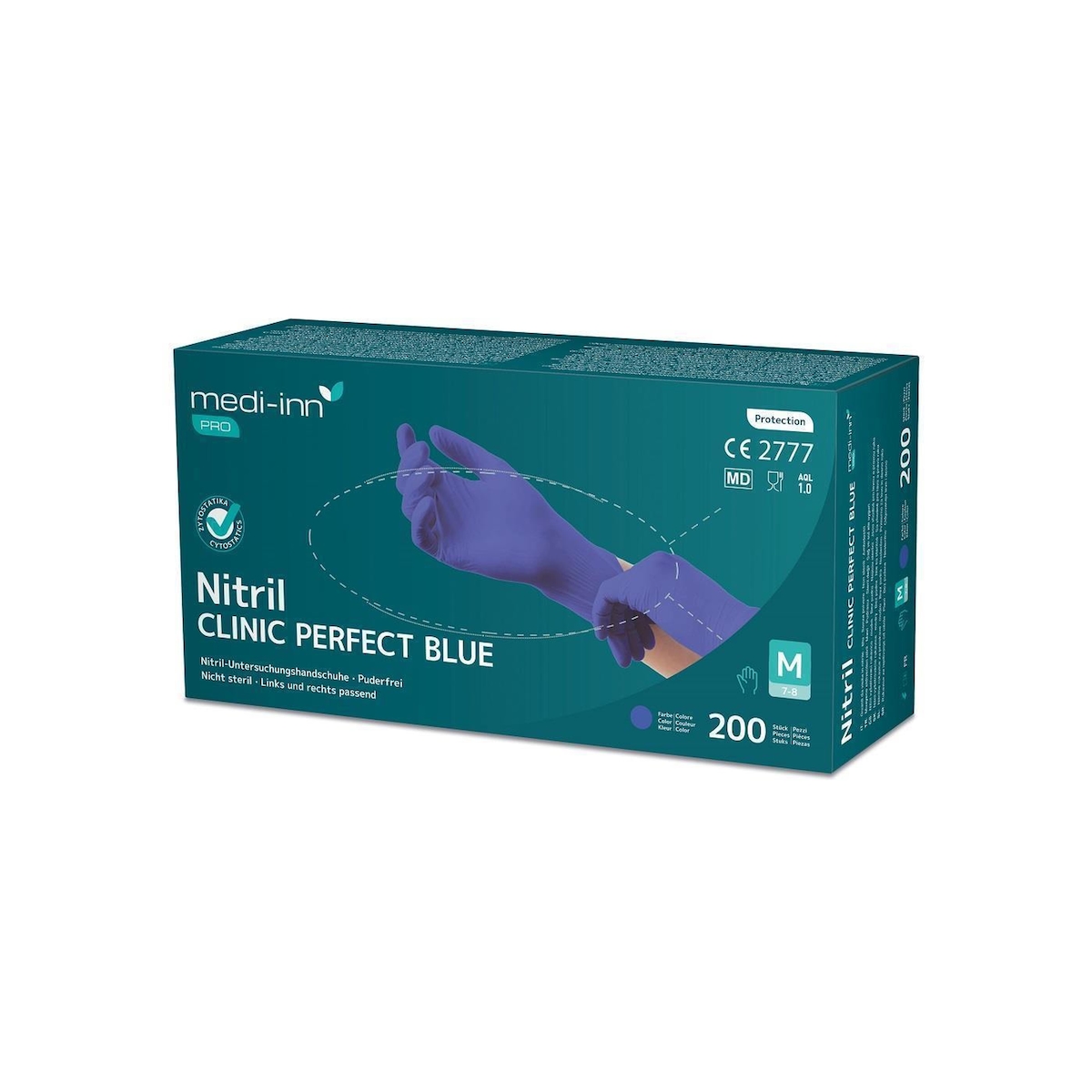 BodyProducts Medi-Inn Pro Clinic Perfect Blue - Gr.XL - puderfrei - 2000 Einmalhandschuhe Image