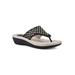 Women's Camila Slip On Sandal by Cliffs in Black Nubuck (Size 6 1/2 M)