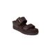 Women's Dara Slip On Wedge by Jambu in Dark Brown (Size 7 1/2 M)