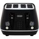 De'Longhi Distinta X CTIN4003.BK 4 Slice Toaster - Black, Black