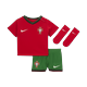 Portugal 2024 Stadium Home Baby/Toddler Nike Football Replica 3-Piece Kit - Red - Polyester