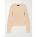Loro Piana - Ribbed-knit Silk And Cotton-blend Sweater - Off-white