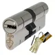 Yale Superior Anti-Snap Euro Cylinder - 30/50 (80mm), Nickel (With 5 Keys)