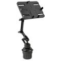 Mount-It! Premium Cup Holder Tablet Mount for Cars - Tablet ELD Mount - Heavy Duty Aluminum Tablet Mount For iPad Galaxy & Fire Tablets (MI-7320)