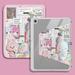 Sanrios Hello Kitty IPad Case Rotatable Protective Cover Anime Acrylic Anti Drop Waterproof for IPad Pro 11 10.9 Inch Air 1 2 3