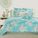 Esme Comforter Set Aqua, Full / Queen, Aqua