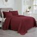 Aspen Bedspread Set, Full / Double, Burgundy