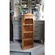 Decorative wooden corner shelves unit