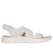 Skechers Women's Slip-ins: GO WALK Flex Sandal - Enticing Sandals | Size 12.0 | Natural | Textile | Vegan | Machine Washable