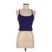 Beyond Yoga Active Tank Top: Purple Activewear - Women's Size Medium