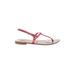 Barneys New York Sandals: Red Print Shoes - Women's Size 40 - Open Toe
