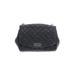Max Mara Leather Crossbody Bag: Quilted Black Print Bags