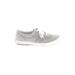 Keds Sneakers: Gray Solid Shoes - Women's Size 8 1/2 - Almond Toe