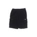 Matix Cargo Shorts: Black Solid Bottoms - Kids Boy's Size 12 - Dark Wash