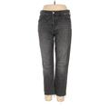Gap Jeans - Mid/Reg Rise: Gray Bottoms - Women's Size 12 - Gray Wash