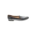 Naturalizer Flats: Slip On Chunky Heel Casual Black Solid Shoes - Women's Size 8 - Almond Toe