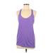 Under Armour Active Tank Top: Purple Activewear - Women's Size Medium